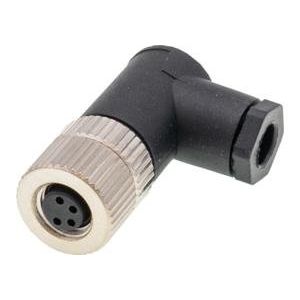 Ipf Electronic - Rundsteckverbinder, feldkonfektionierbar (Industriesteckverbinder) Kabeldose, abgewinkelt, VK003171 Selbstkonfektionierb