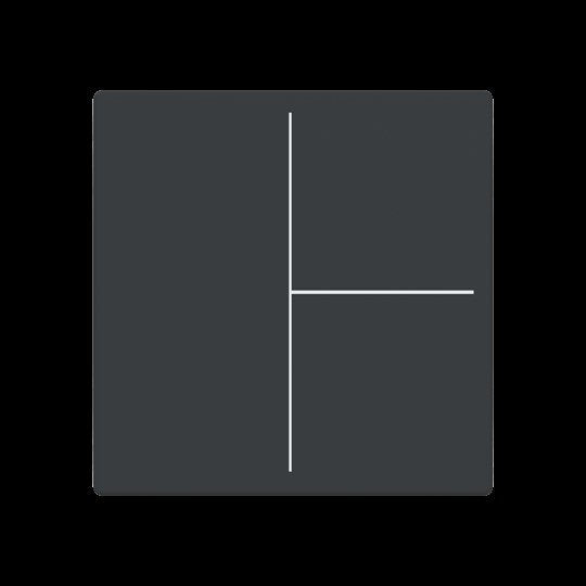 Busch-Jaeger - Bussystem-Tastwippe Abdeckung, 3-fach LFW/A.3.63.11-81 für Keypad