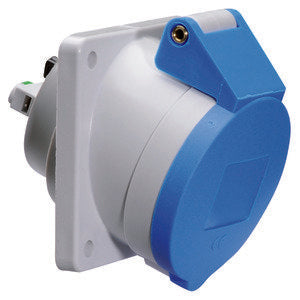 Bals Elektrotech - CEE-Anbausteckdose (IEC 60309) Anbausteckdose geneigt 16A 12744 5p 230V 9h IP44