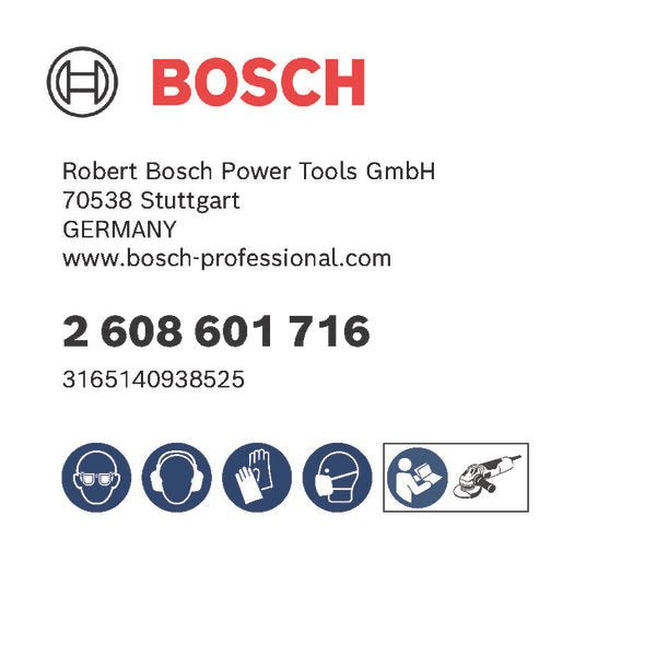 Bosch - Stützteller für Schleifwerkzeug PRO Stützteller X-Lock, 2608601716 hart, 125 mm
