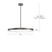Lightnet - Pendelleuchte LED-Pendelleuchte BP5ASE-840M-D800-P 4000K, silber