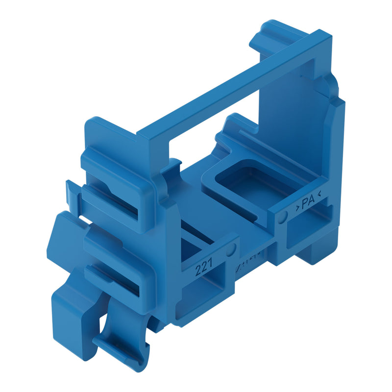 WAGO - Zubehör/Ersatzteile für Klemmen Befestigungsadapter 221-549/002-006 4qmm, blau − 10 Stück
