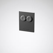 Trilux - Mechanisches Zubehör/Ersatzteile für Leuchten Endkappe YNSDHZKS7x8St-Esp05 schwarz