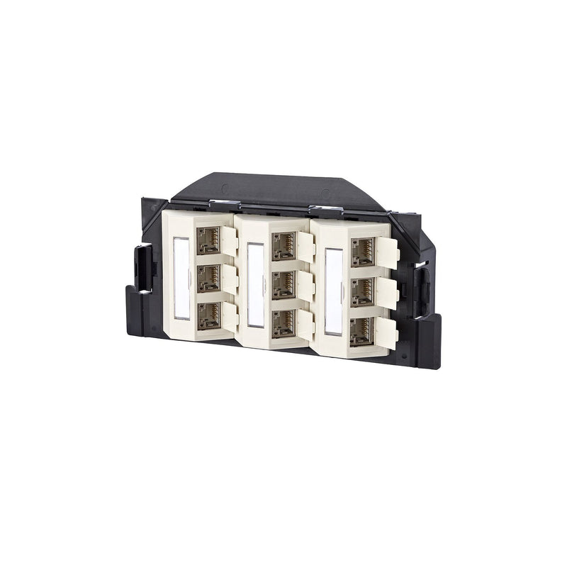 Metz Connect - Kommunikationsanschlussdose Kupfer Unterflurdose C6Amodul 130B11S90201-E 9Port 180 GB2,pws