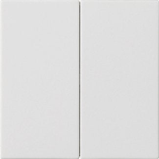 Gira - Abdeckung/Bedienelement für Installationsschalterprogramme Wippe 2-fach 537027 Reinweiß