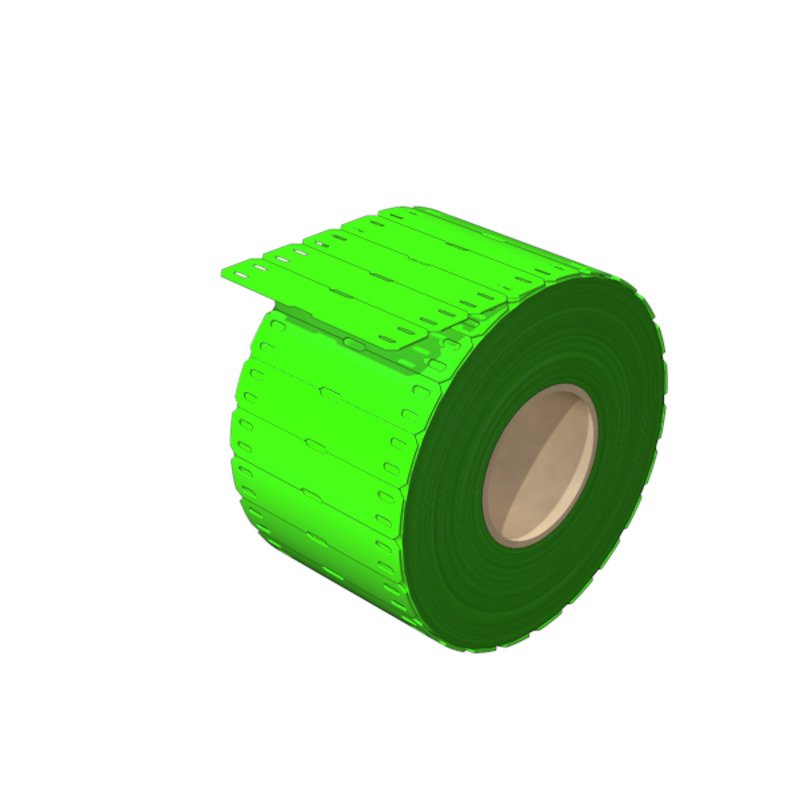 Weidmüller - Kabelmarkierungssystem Leitermarkierer, Etikett SFX 11/60 MM GN 11x60mm grün − 1000 Stück