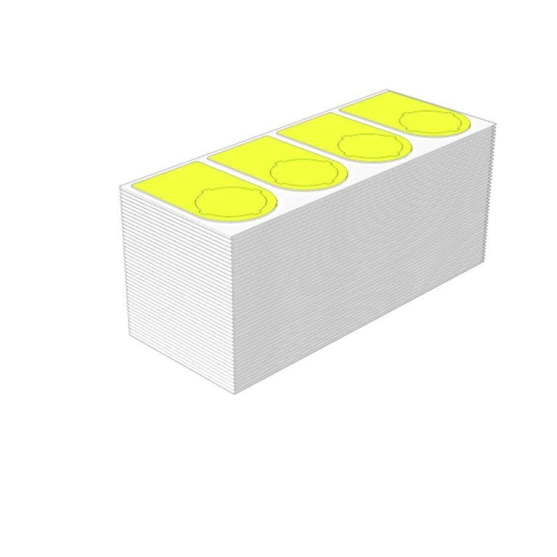 Weidmüller - Kennzeichnungsmaterial Gerätemarkierung SM-FO 27/18-22 MM GE halogenf.,kleb.,27mm − 500 Stück
