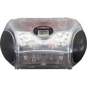 LENCO - Radio UKW-Radio m.CD SCD-24 transparent stereo,transparent