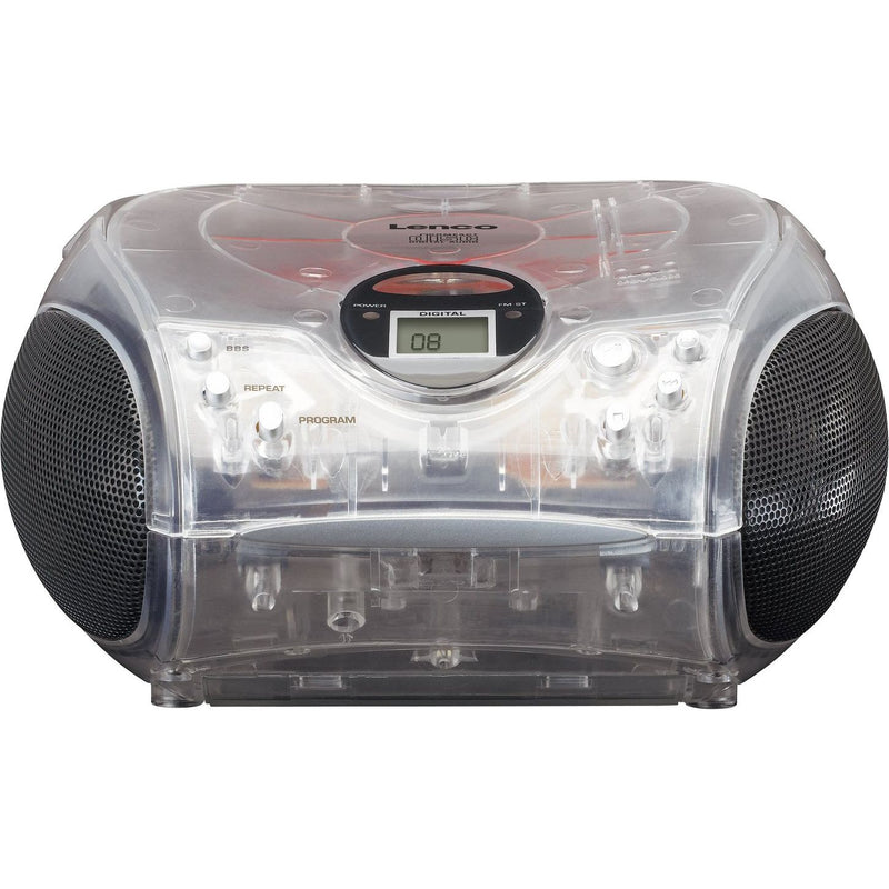 LENCO - Radio UKW-Radio m.CD SCD-24 transparent stereo,transparent