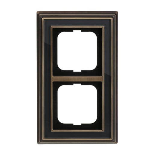 Busch-Jaeger - Abdeckrahmen Rahmen 2-fach 1722-845 ms/antik anthrazit − 1 Stück by Busch-Jaeger
