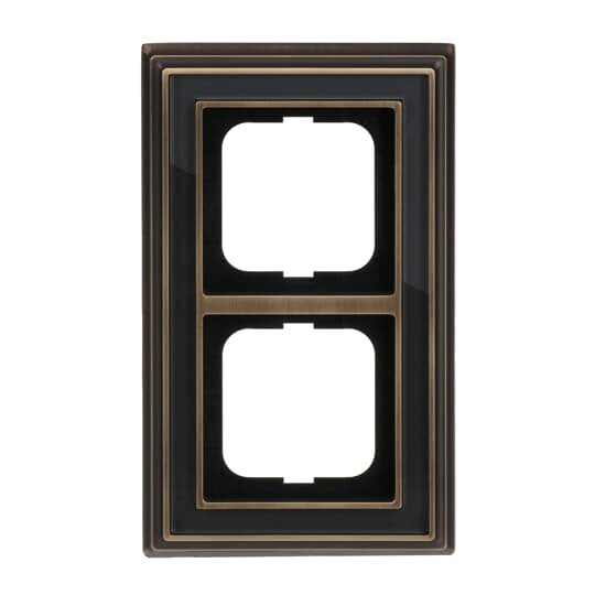 Busch-Jaeger - Abdeckrahmen Rahmen 2-fach 1722-845 ms/antik anthrazit  − 1 Stück
