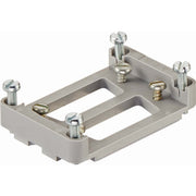 Harting - Adapterplatte für Industriesteckverbinder D-Sub Adapter 2x15-polig 09300009971 f.Gehäuse Han B, Ku − 2 Stück
