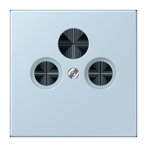 Jung - Einsatz/Abdeckung für Kommunikationstechnik Abdeckung für Sat/BK-Dose LC 990 SAT 208