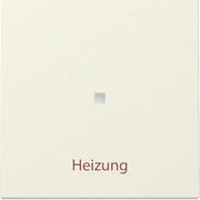 Gira - Abdeckung/Bedienelement für Installationsschalterprogramme Wippe Kontrollf. + Heizung 367801 Ein/Aus Cremeweiß