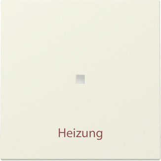 Gira - Abdeckung/Bedienelement für Installationsschalterprogramme Wippe Kontrollf. + Heizung 367801 Ein/Aus Cremeweiß