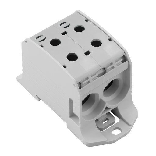 Weidmüller - Durchgangs-Reihenklemme Potentialverteilerklemme WPD2312X95/2X95GY 95, 155A, Pole: 1