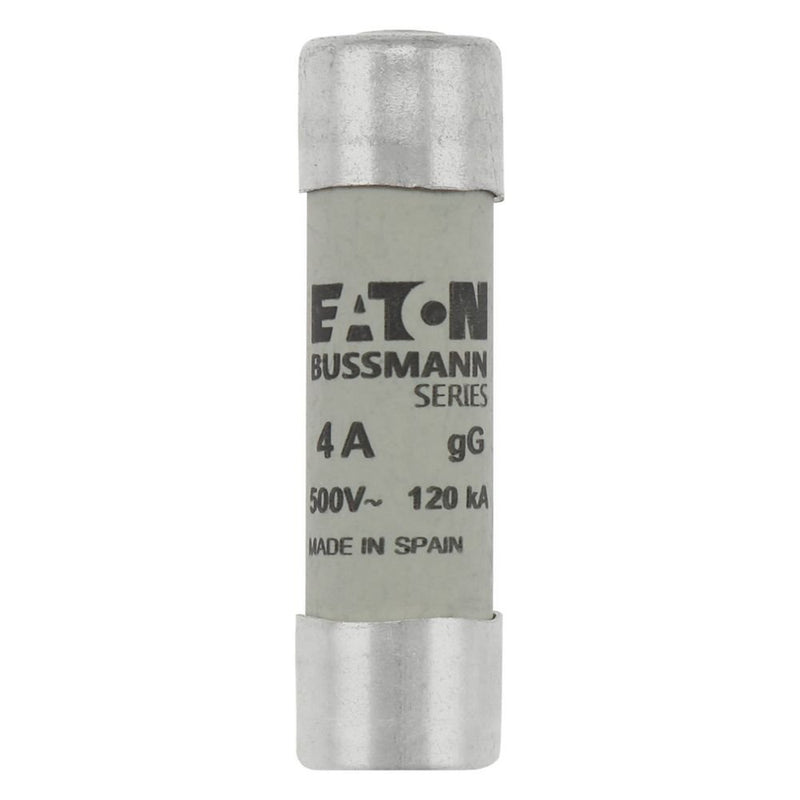Eaton - Zylindrische Sicherung Sicherungseinsatz C14G4S 4 A, AC 500 V − 10 Stück