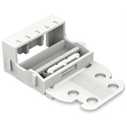 WAGO - Zubehör/Ersatzteile für Klemmen Befestigungsadapter 221-515 Serie221-4mm²,weiß − 10 Stück