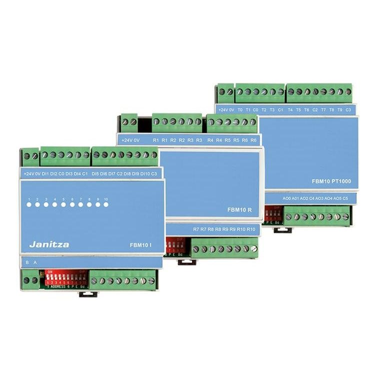 Janitza Electronic - Feldbus, Dez. Peripherie - Digitales Ein-/Ausgangs-Modul I/O Feldbusmodul Modul FBM10I 10 Digitaleingänge