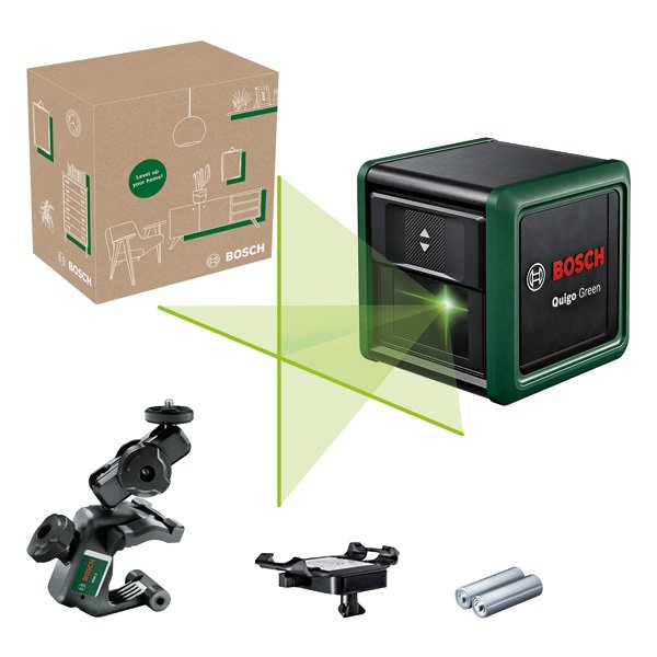 Bosch - Messlaser Kreuzlininen-Laser 0603663CZ0 Quigo Green