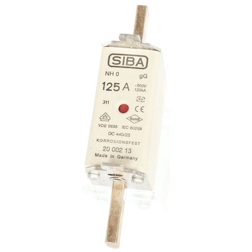 Siba - Messersicherung NH-Sicherungseinsatz 2021008.80 80A NH0 aM 690V − 3 Stück by Siba
