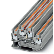 Phoenix Contact - Durchgangs-Reihenklemme Durchgangsreihenklemme PTTB 2,5-LA 60 RD 0,14-4qmm, 5,2mm, gr − 50 Stück