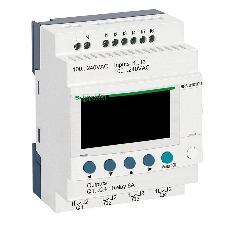 Schneider Electric - Logikmodul Modulargerät SR3B101FU 10 E/A 240VAC