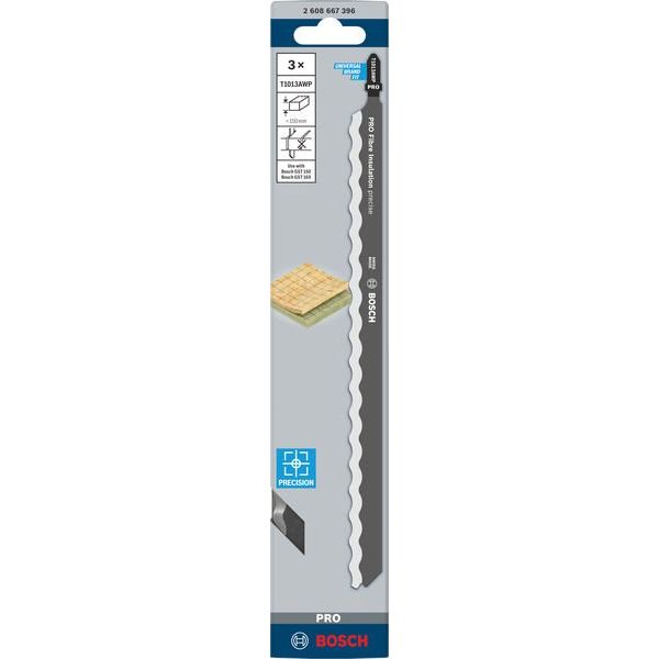 Bosch - Stichsägeblatt PRO Fibre Insulation 2608667396 precise T1013AWP