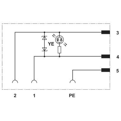 Phoenix Contact - Sensor-Aktor-Adapter Ventilstecker SAC-3P-MR/BI#1409724 − 25 Stück