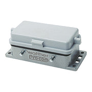 Walther Werke - Gehäuse für Rechtecksteckverbinder Anbaugehäuse BV6 734206 27mm QVN m.Klappdeck