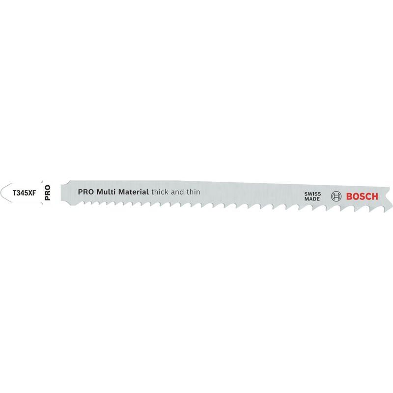 Bosch - Stichsägeblatt PRO Multi Material thick 2608634995 and thin T345XF