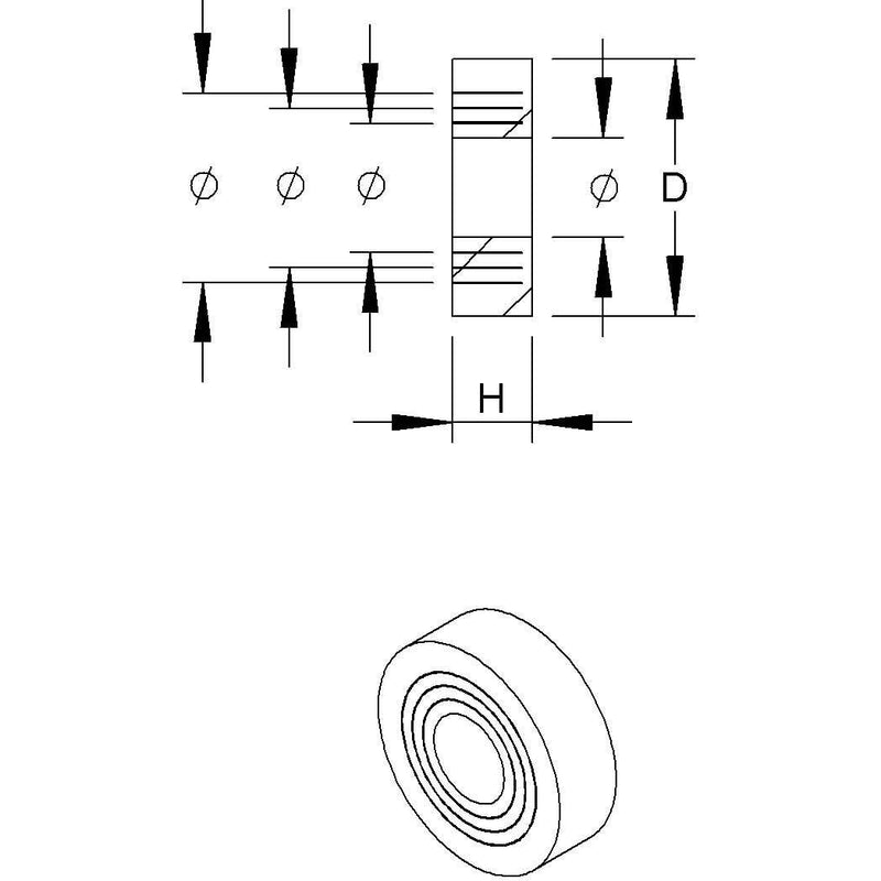 HKL - Dichtring, flach Dichtring 1603/11 − 100 Stück
