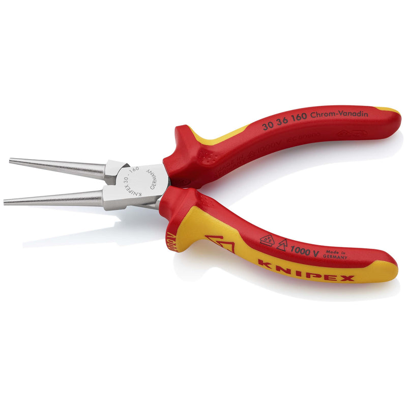 Knipex - Rundzange Langbeckzange 30 36 160 isoliert, 160mm