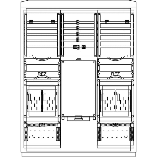 Elsta Mosdorfer - Zähler-Komplettschrank ZS A850-1 S6 4Z BKEI ZS814B.S6