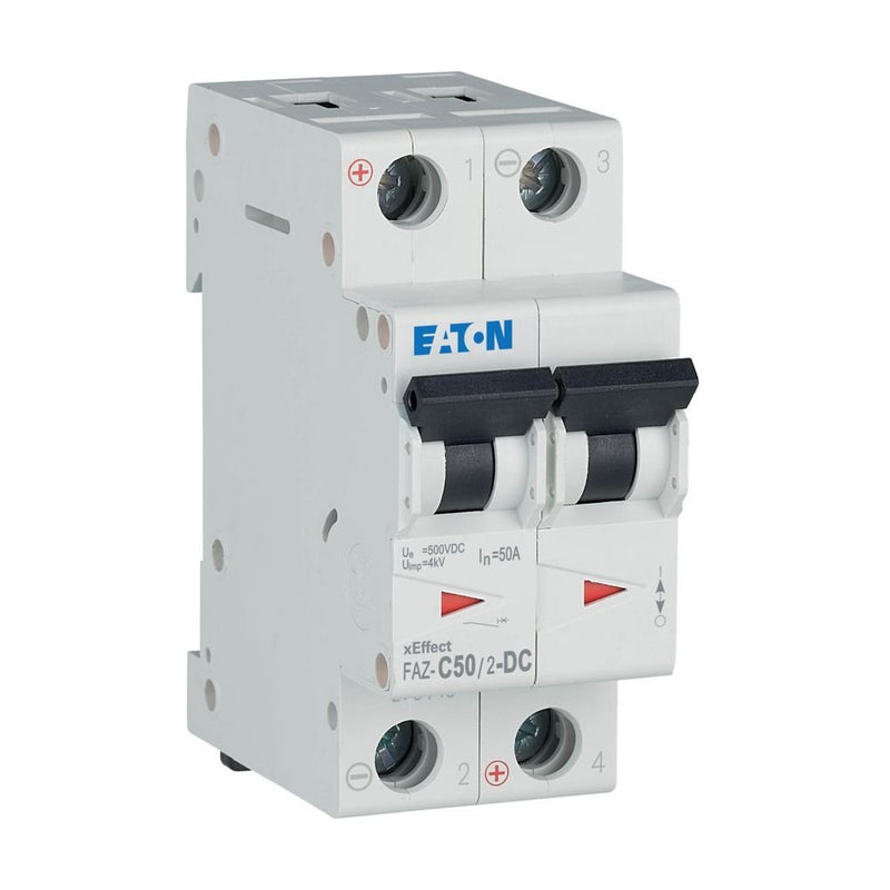 Eaton - Leitungsschutzschalter FAZ-C50/2-DC C 50A DC, 2p