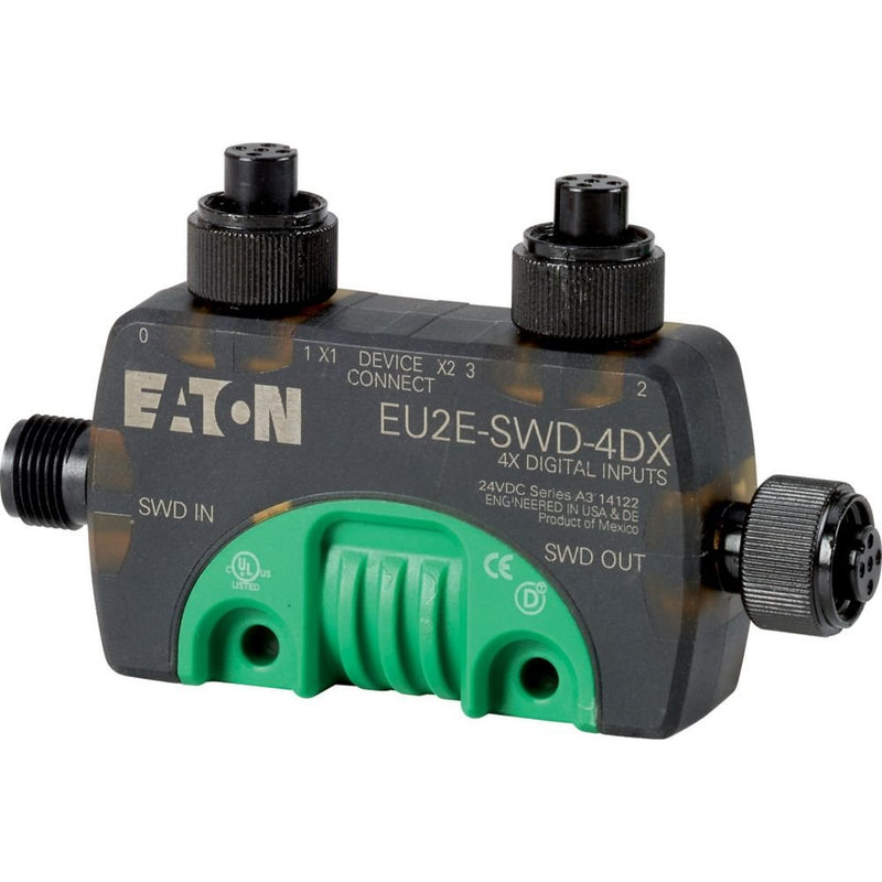 Eaton - Feldbus, Dez. Peripherie - Digitales Ein-/Ausgangs-Modul SWD T-Connector Ein-/Aus- EU2E-SWD-4DX gabemodul 24V DC