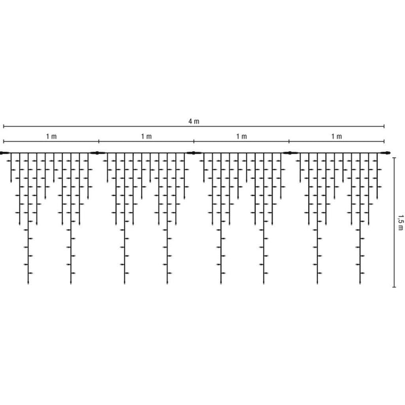 Scharnberger+Hasenbein - Festbeleuchtung Ersatzstrang 1,5m 58339 f.LED-GiantIceLite