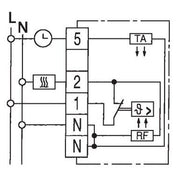 Eberle Controls - Raumthermostat/Uhrenthermostat Temperaturregler RTR-E 6145