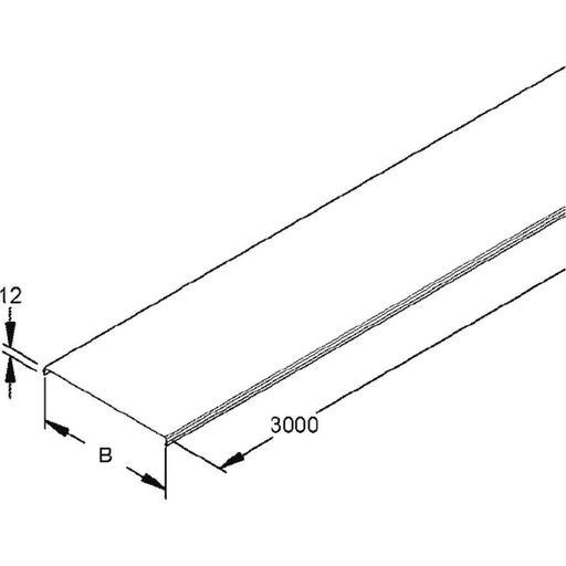 Niedax - Deckel für Kabeltragsystem Gitterrinnendeckel GRD 100/2 E3 − 2 Meter