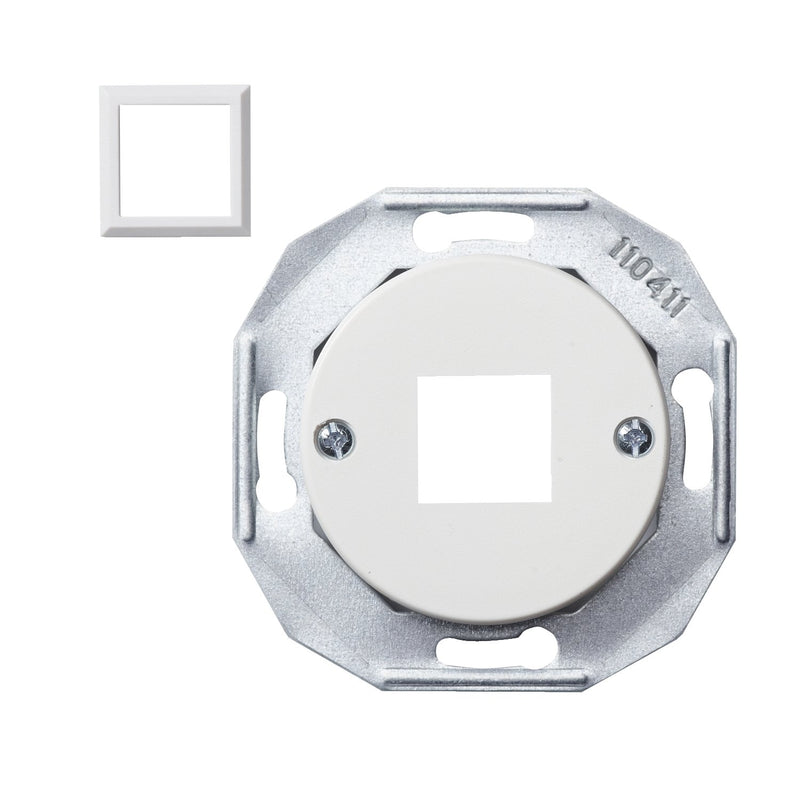 Elso - Einsatz/Abdeckung für Kommunikationstechnik IAE/UAE-Einsatz WDE011700 weiß,RJ45 8(8)