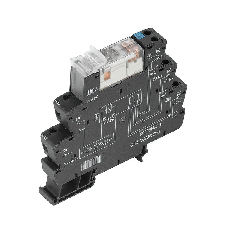 Weidmüller - Schaltrelais Koppelrelais TRS 5VDC 2CO AU 5 V DC 20 %,2W − 10 Stück