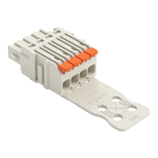 WAGO - Kabelsteckverbinder für Leiterplattensteckverbinder 1-Leiter-Federleiste 27341104327000300000 PushinCAGECLAMP,lgr − 50 Stück