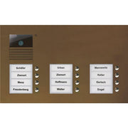 TCS Tür Control - Türstation für Türkommunikation Video color Außenstation V AVU16120-0012 PUK 12 Tasten 3-spal − 1 Stück