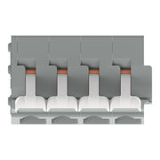 WAGO - Leiterplattenklemme 257-404 Drücker,2,5 mm²,grau − 55 Stück