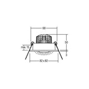Brumberg Leuchten - Downlight/Strahler/Flutlicht LED-Einbaustrahler 230V 38144633 3000K, champ