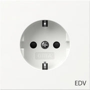 Gira - Steckdose SCHUKO-Steckdose rws 446170 Aufdruck EDV
