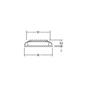 Brumberg Leuchten - Downlight/Strahler/Flutlicht LED-Einbauleuchte 12090073 350mA 3000K