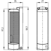 Schmersal - Betätiger für Positionsschalter mit getrenntem Betätiger Betätiger CST 34-S-1 f.Sicherheitssensor
