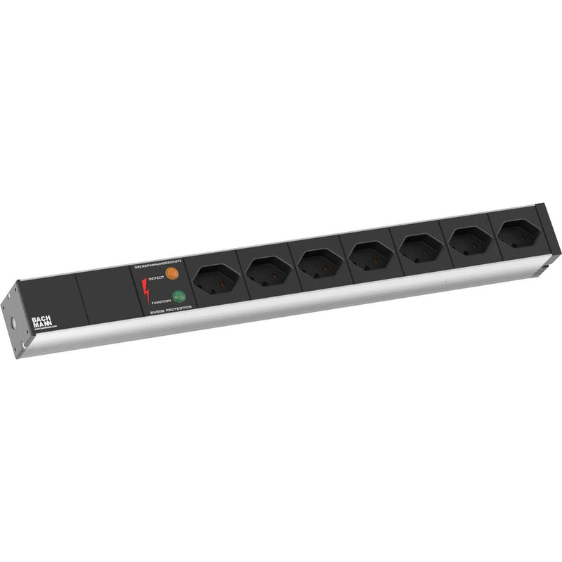 Bachmann - Power distribution unit (PDU) Steckdosenl. 482,6mm(19Z) 800.1260 7xCH T13 2,0m
