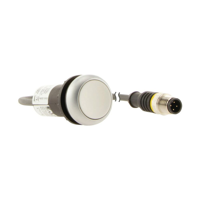 Eaton - Drucktaster, Komplettgerät Drucktaste flach tastend C22-D-W-K10-P1 1S 4polig 0.2m weiß